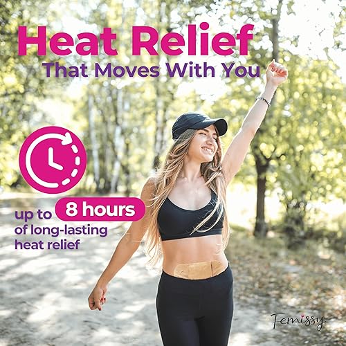 Miniatura 2 de Parches térmicos para el período a base de hierbas, diseñados para un flujo pesado (paquete de 10)  8 horas de duración, parches de calefacción sin