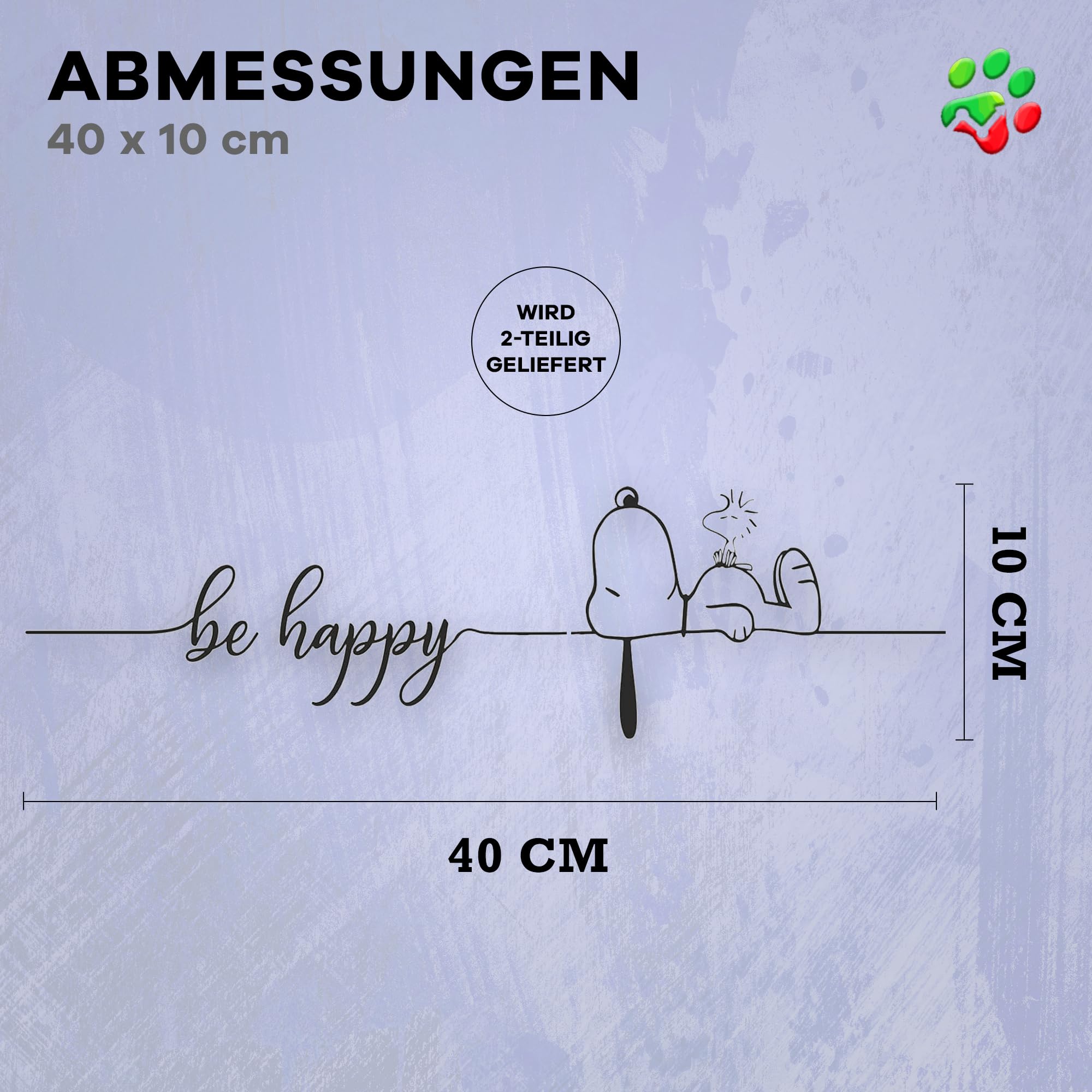 Artstickers Autocollants Pour Voiture En Forme De Lamelles Snoopy - 20 Cm - Pour Amoureux Des Voitures - Couleur