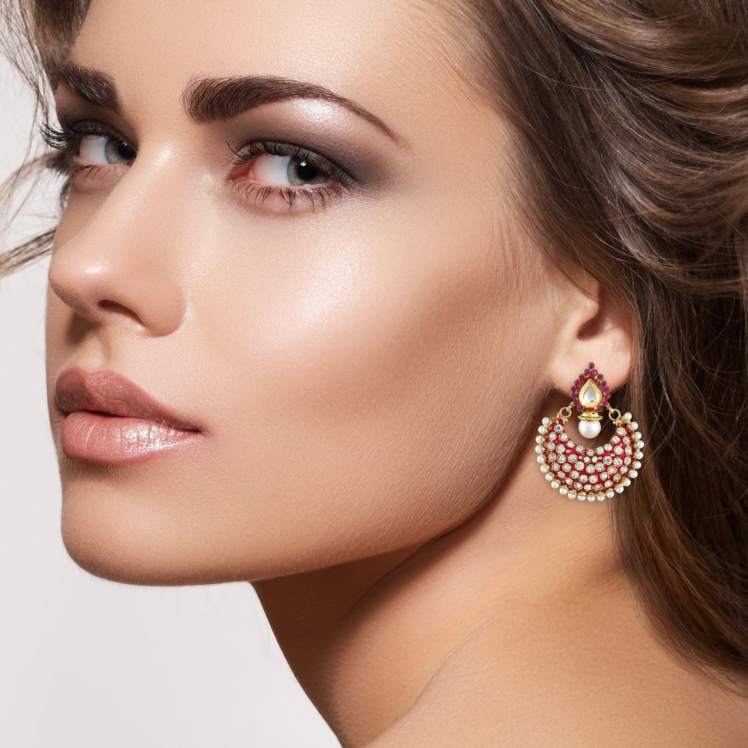 Women's Sparkling Style Hanging Earrings
