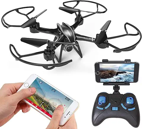 Amitasha Toy Drone With 360P WiFi Camera With Remote Control For Kids Quadcopter with Altitude Amitasha Toy Drone With 360P WiFi Camera With Remote Control For Kids Quadcopter with Altitude