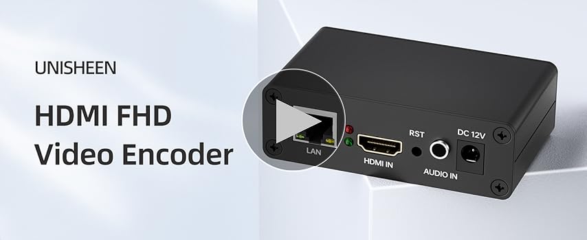【新品未使用】Unisheen BM1000H HDMI ビデオエンコーダー Amazon.com: UNISHEEN 1080P60 hdmi Encoder-Support SRT,RTMP