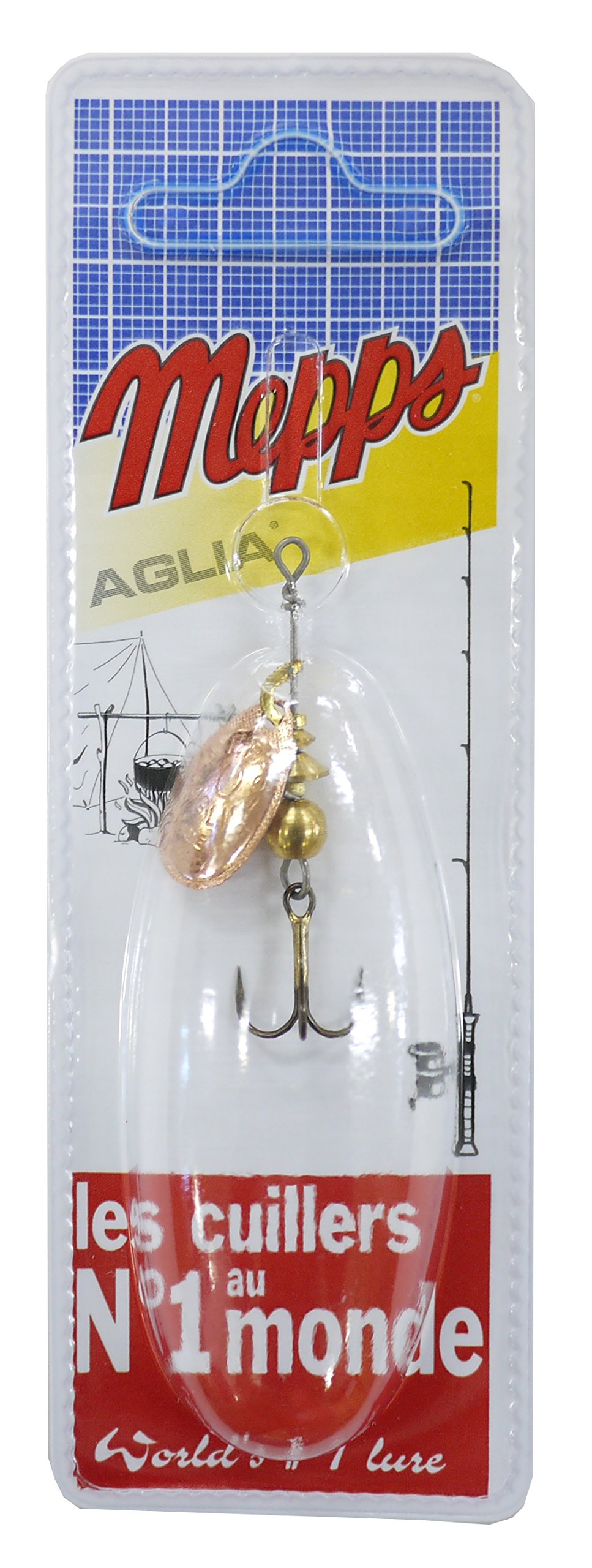 Mepps32 Size Bronze/Copper Needle Point Fishing Hook, 1 Piece