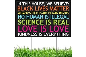 MEGA FORMAT Black Lives Matter Yard Sign