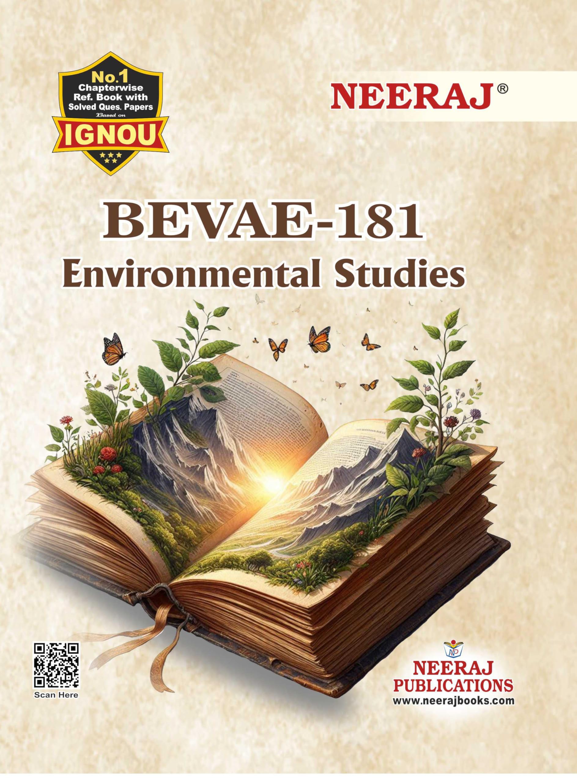 NEERAJ BEVAE-181 Environmental Studies- English Medium -For BA IGNOU - Chapter Wise Help Book / Guide including Many Solved Sample Papers and Important Exam Notes– Published by Neeraj Publications Paperback – 31 March 2021