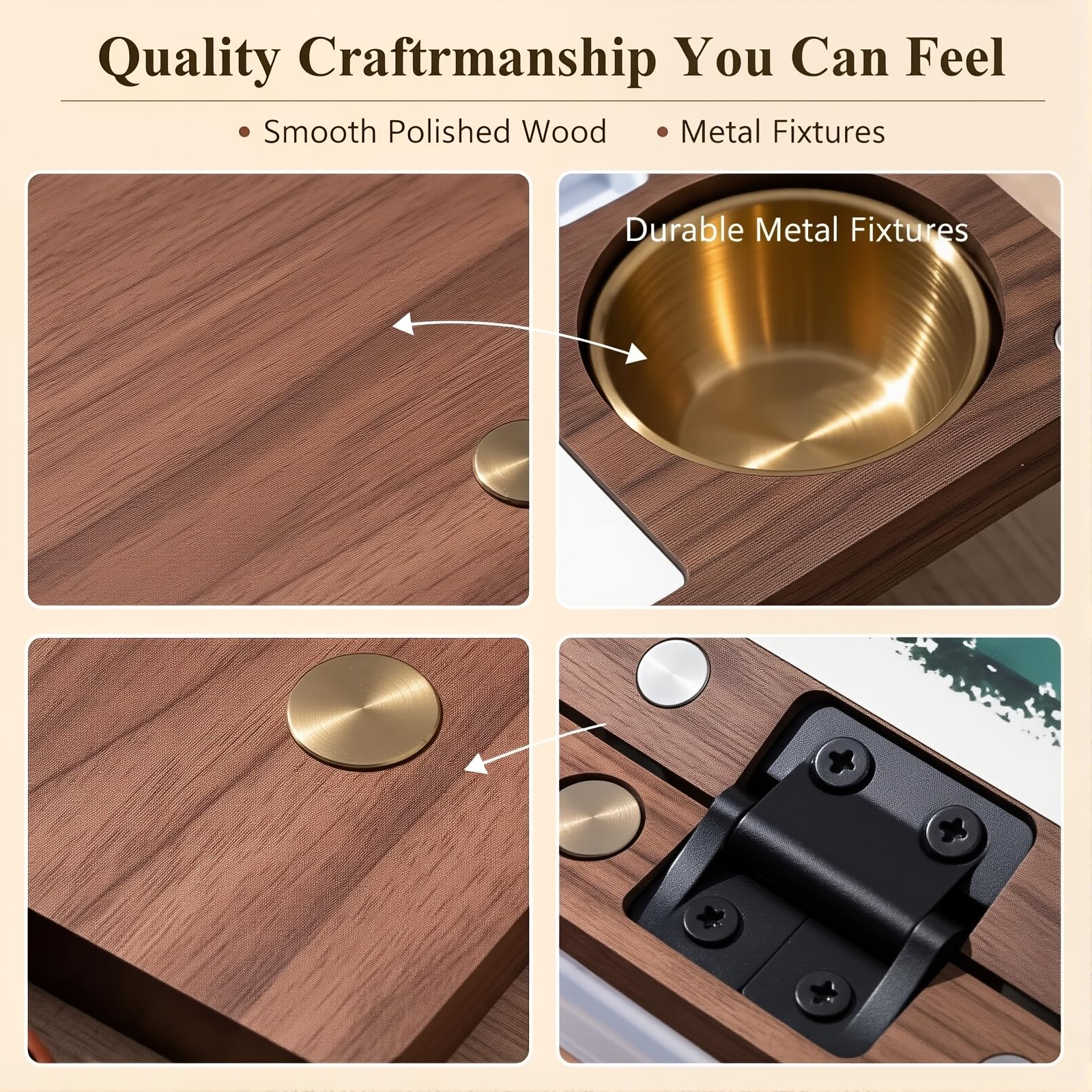 Caja de paleta de acuarela de madera, caja de pintura portátil de viaje con taza de limpieza de pinceles y clips de metal para pintura al aire libre