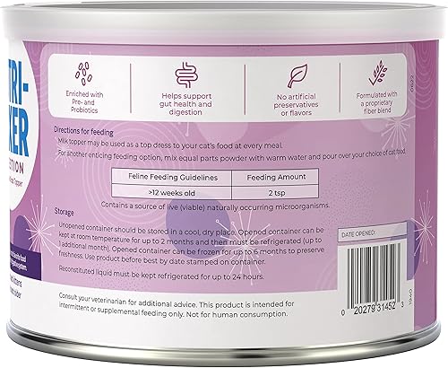 Miniatura 3 de Pet-Ag Nutri-Mixer Digestive - 6 oz - Decoración de alimentos a base de leche para gatos y gatitos de 12 semanas en adelante - Fácil de digerir
