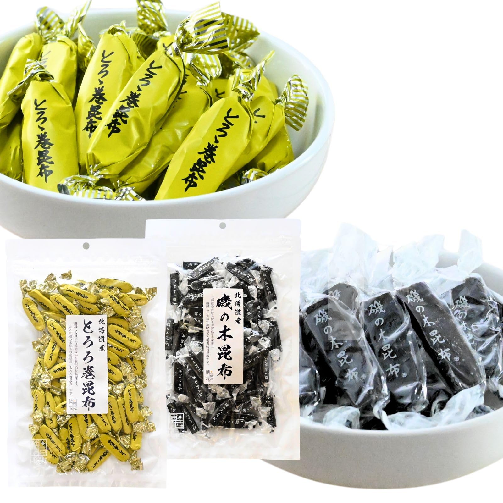 Amazon | 博屋 磯の木昆布 + とろろ巻昆布 セット 国産 北海道産 