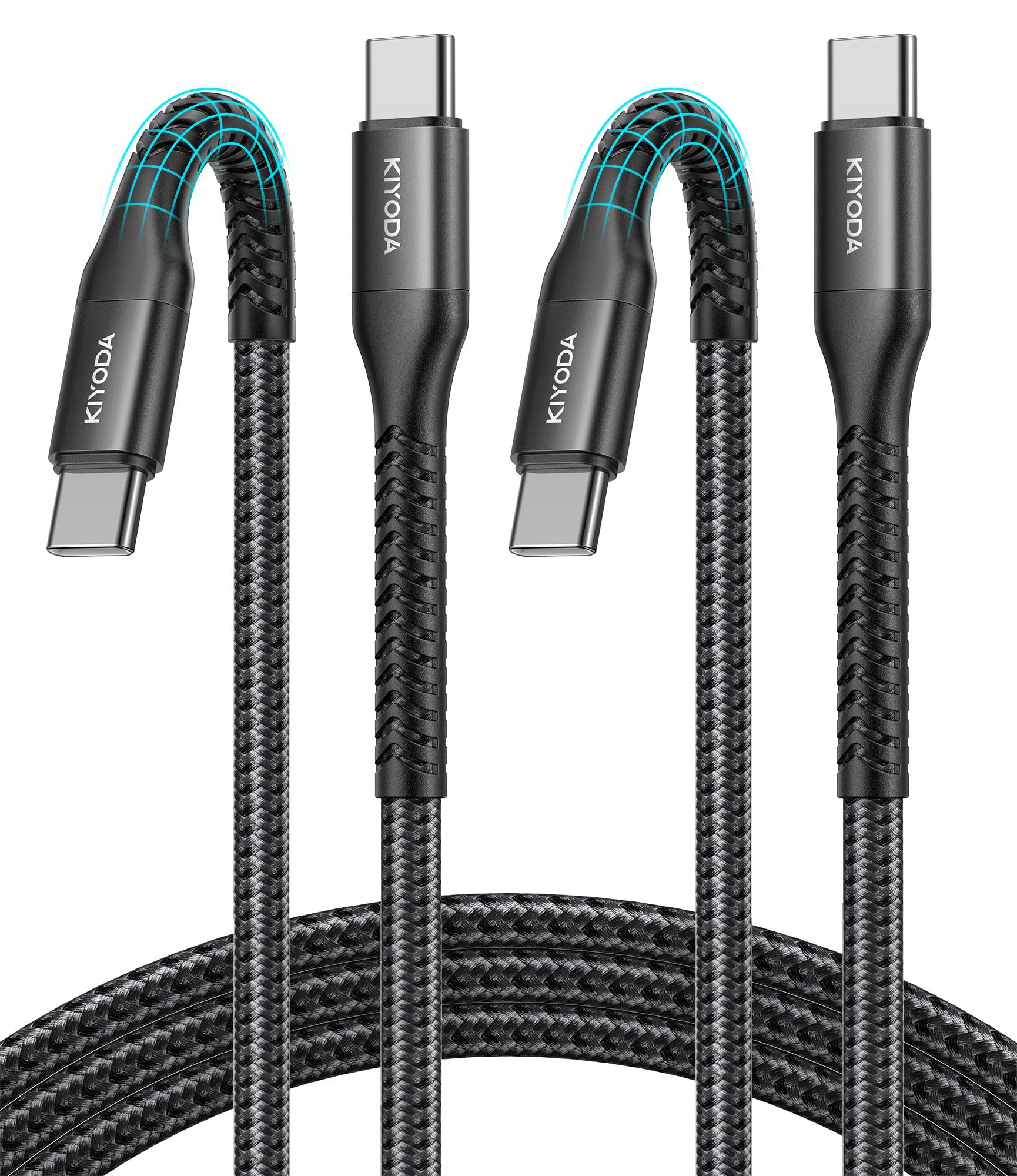 Photo 1 of ** only 1*
USB C to USB C Cable 60W Fast Charging 10FT, 2Pack USB C to C Cable for CarPlay, Super Durable USB Type C iPhone Charger USBC Cord for iPhone 17/16/15/Pro Max, Samsung Galaxy S26 and More-Upgraded