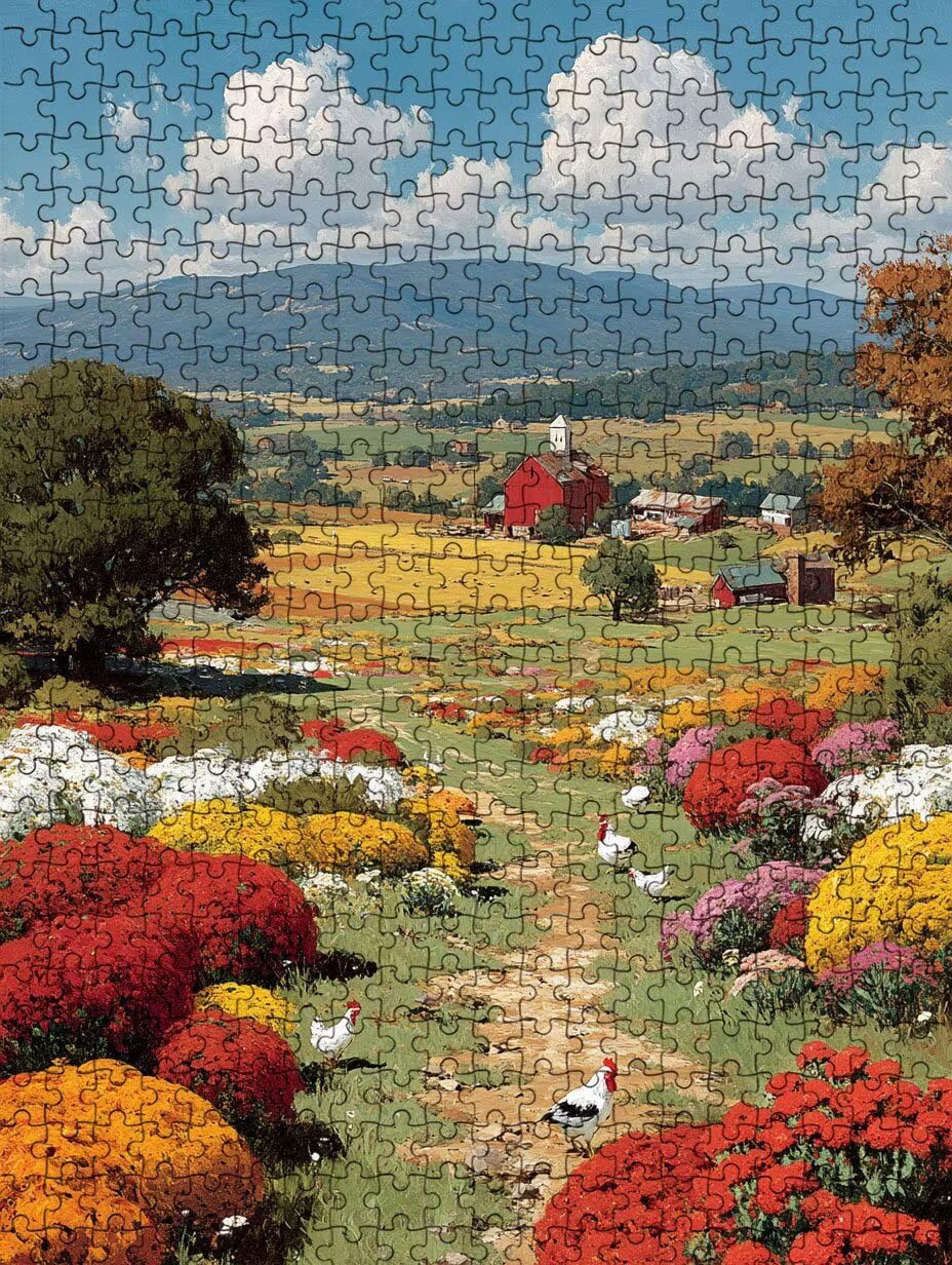 FNKL2-1019 puzzle dla dorosłych, 1000 elementów, kompleksowe puzzle, gry rodzinne, Impossible Classic Puzzle, dekoracja ścienna i prezenty