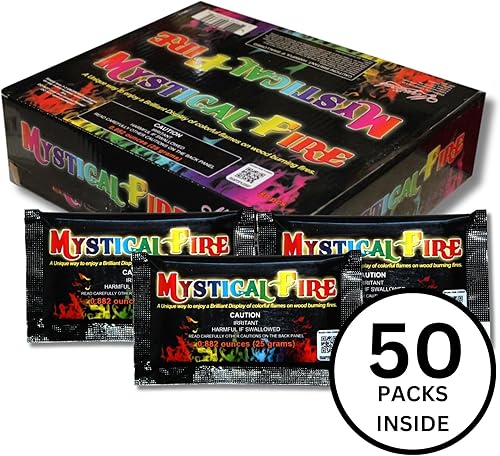 Miniatura 2 de Mystical Fire Paquetes que cambian de color, hogueras, fogatas, multicolor encantada, diversión mágica para interiores o uso al aire libre,