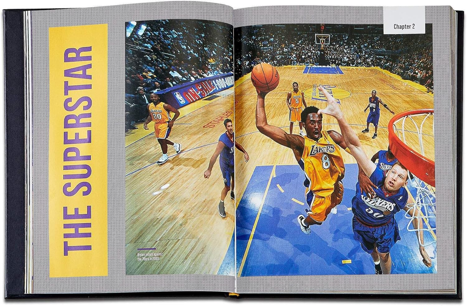 Graphic Image Kobe Bryant: A Tribute to A Basketball Legend - Photographes and Written Coverage, Handbound in Black Bonded Leather Hardcover - Made in The USA (8.5 x 11-232 Pages)