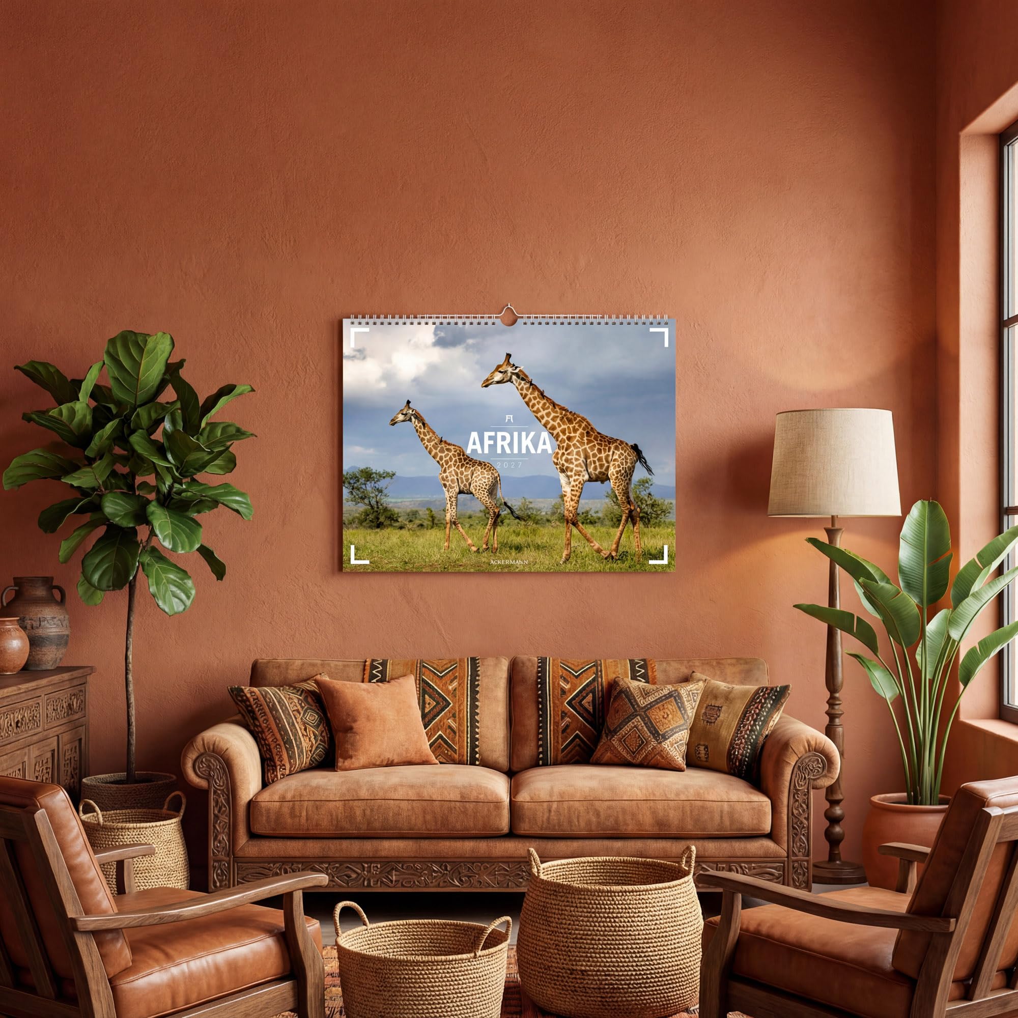 Afrika Gallery Kalender 2027: Bildgewaltiger Afrika-Kalender im großen Querformat (66x50 cm) | Tiere und Landschaft im Großformat