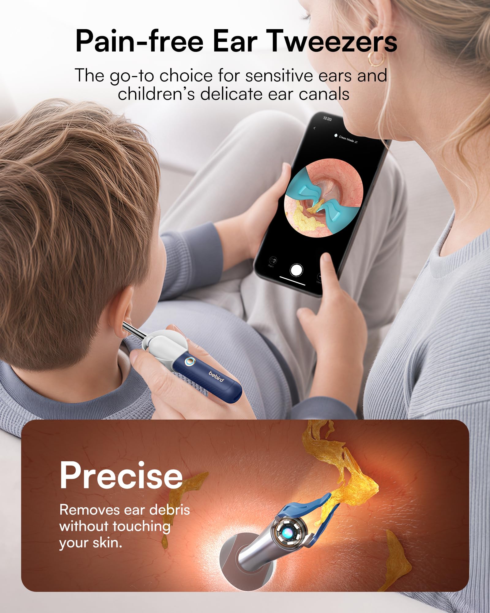 Bebird R37R Ear Wax Removal Tool Camera, Flexible Scope and Visual Tweezers — Amazon image 4