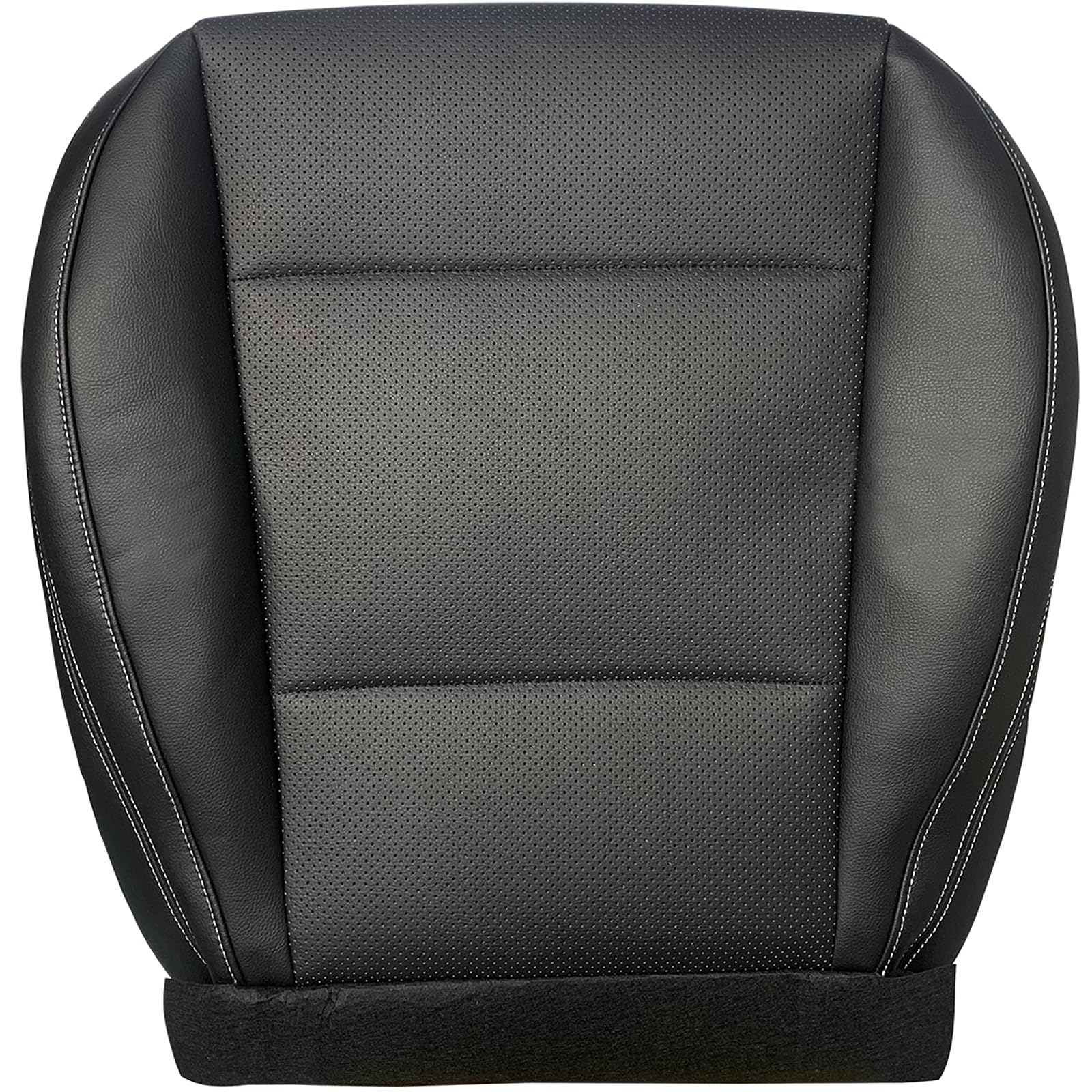 CARBBIA Leather Driver Side Bottom Seat Cover Replacement Compatible with Subaru Legacy Compatible with Outback 2015 2016 2017, Black