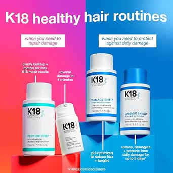 K18 Damage Shield Protective Conditioner, Protects Hair from Daily Damage, Improves Strength & Shine
