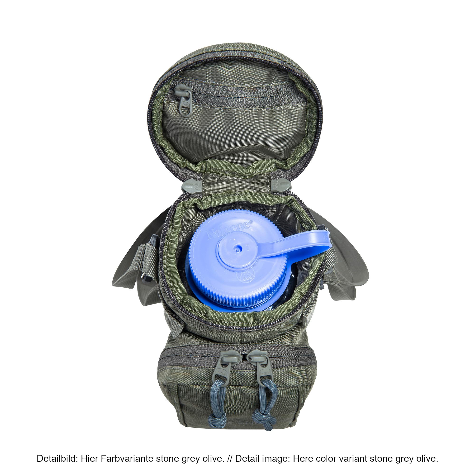 Tatonka Bottle Pouch 1l BC -Isolierhülle für Trinkflaschen mit einem Volumen von 600 ml oder 1 Liter - Mit Schlaufen zur Befestigung am Rucksack (MOLLE kompatibel)