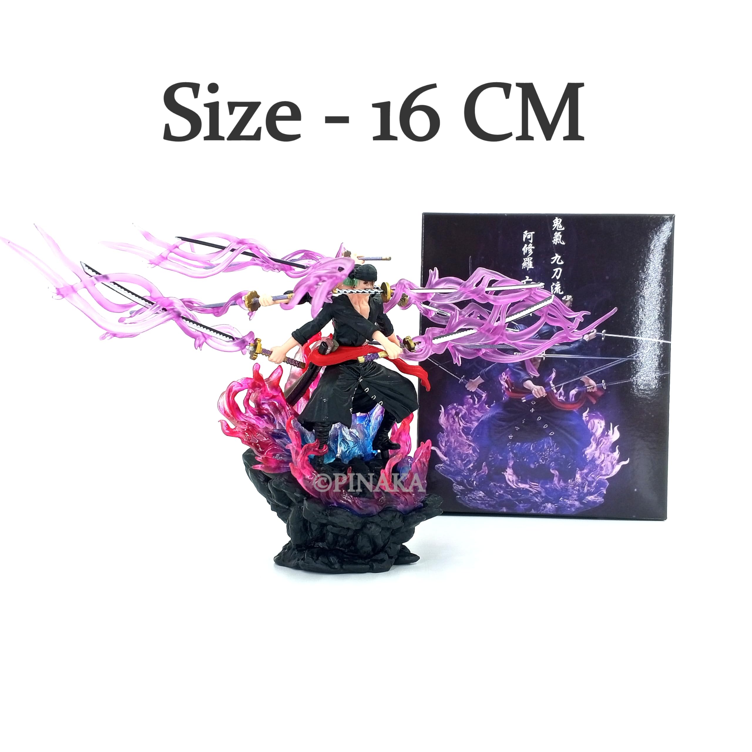 Buy PINAKA One Piece Zoro 9 Sword Mini Version 18 Cm Figurine with