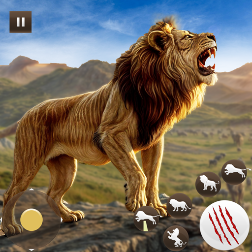 Löwen-Simulator für Tierjagd