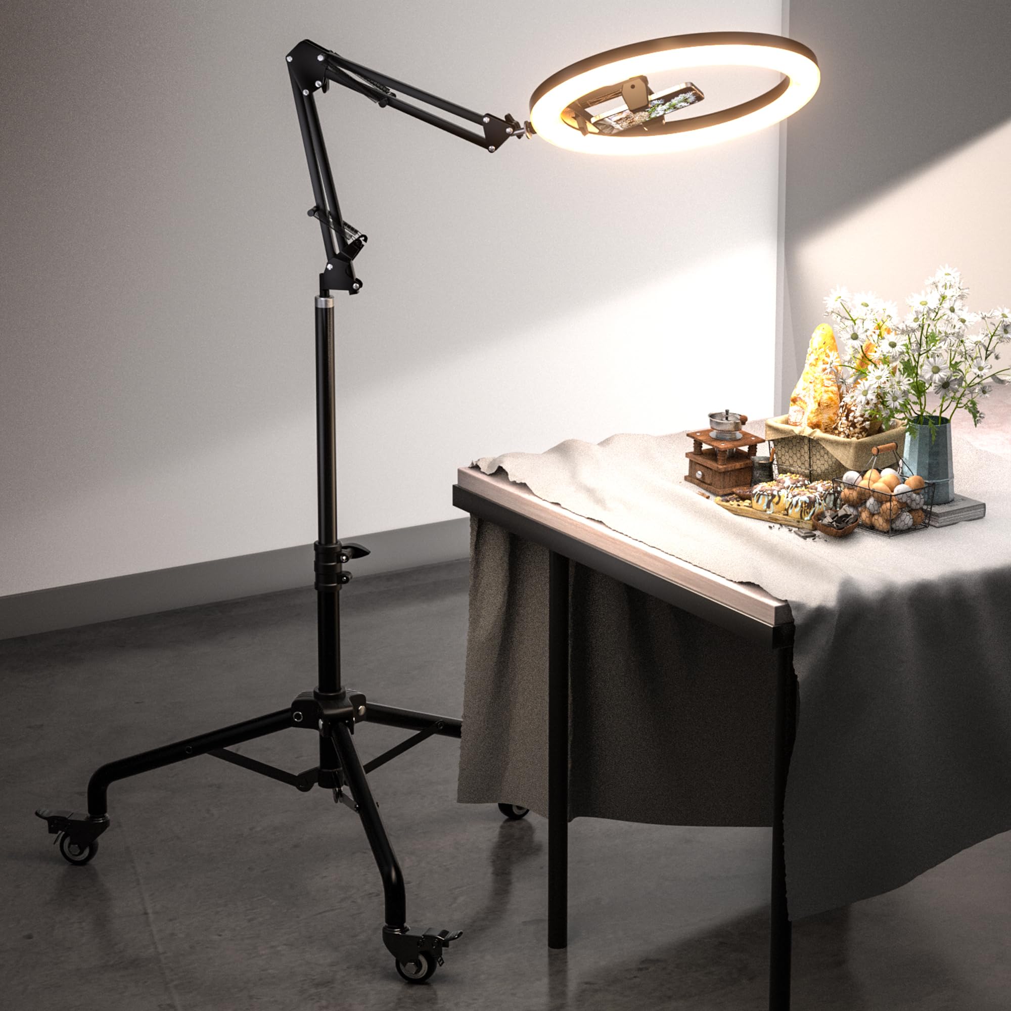 Amazon.com : UBeesize Pro LED Ring Light Tripod with Phone Holder