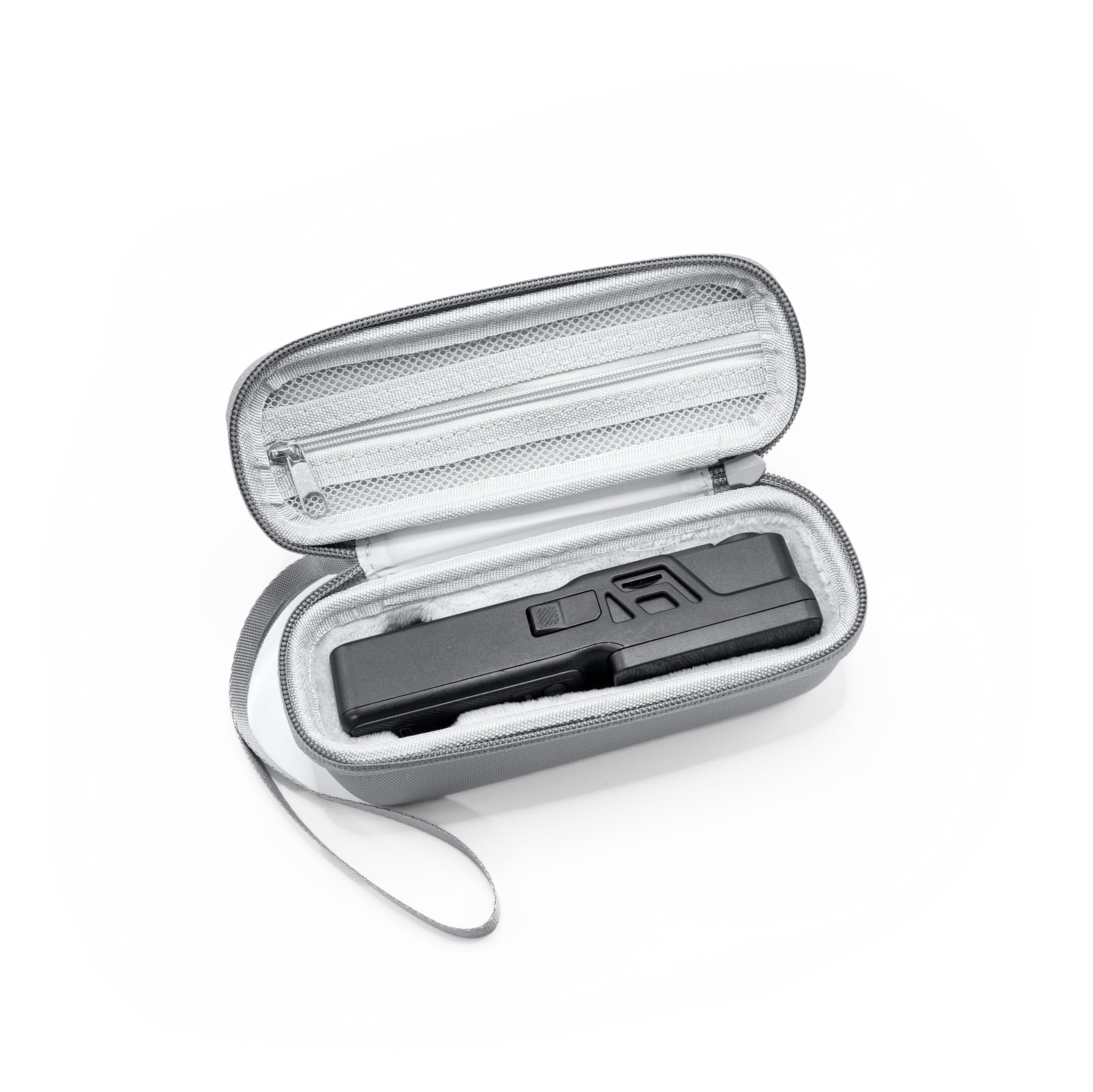 SJCAM C300 Étui de Rangement Antichoc EVA, Sac de Transport Robuste pour Caméra d'action, Compartiment Intérieur Protège Caméra et Accessoires, Compact et Résistant aux Chocs