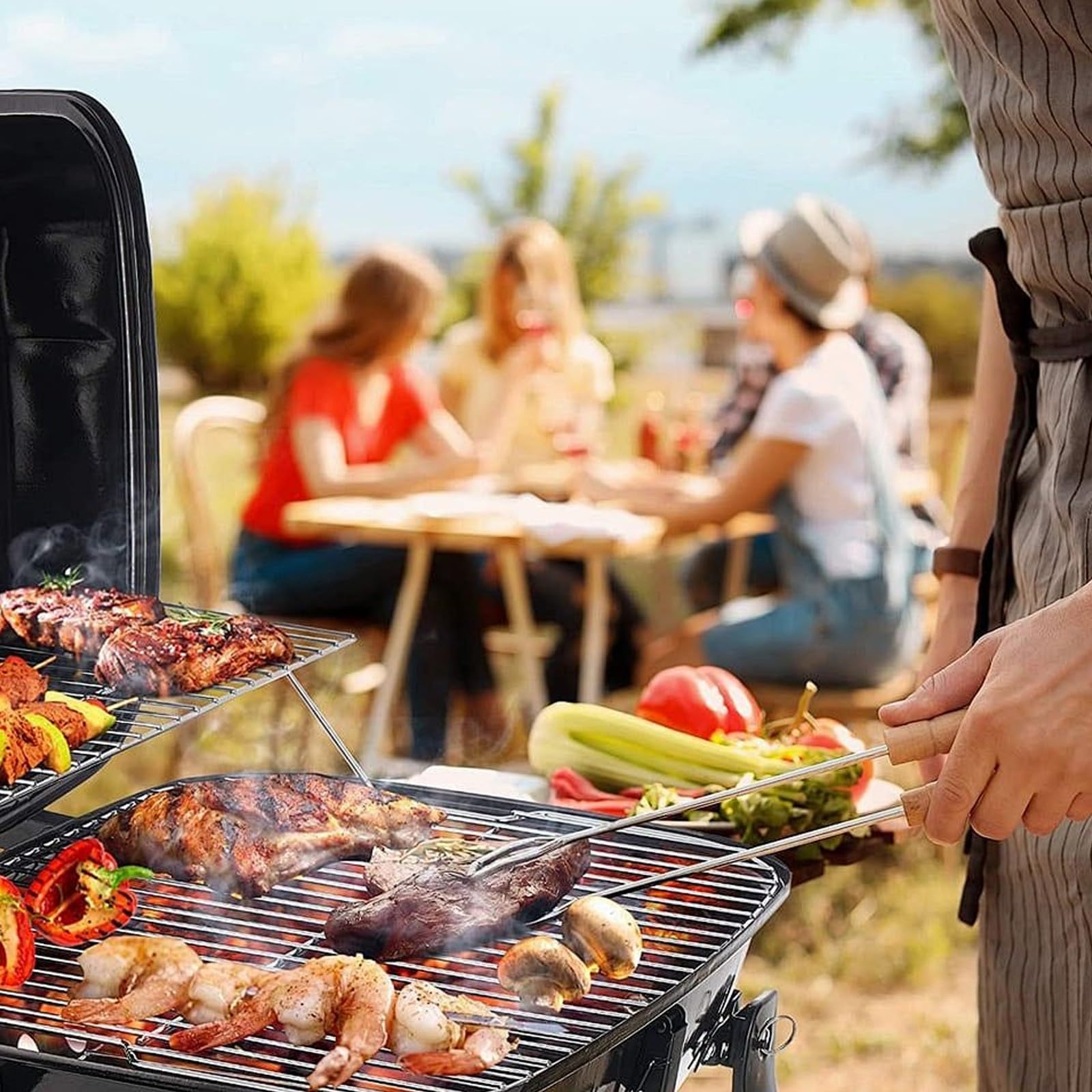 Spazzola professionale per barbecue con spugna in tessuto resistente al calore. Pratico detergente per griglia per la ruggine. Spazzola per la pulizia della ruggine con materiali resistenti al
