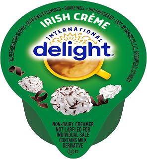International Delight Irish Creme, Single-Serve, Shelf Stable Non-Dairy Flavored Coffee Creamer, Great for Home Use, Offices, Parties or Group Events, 288 Count