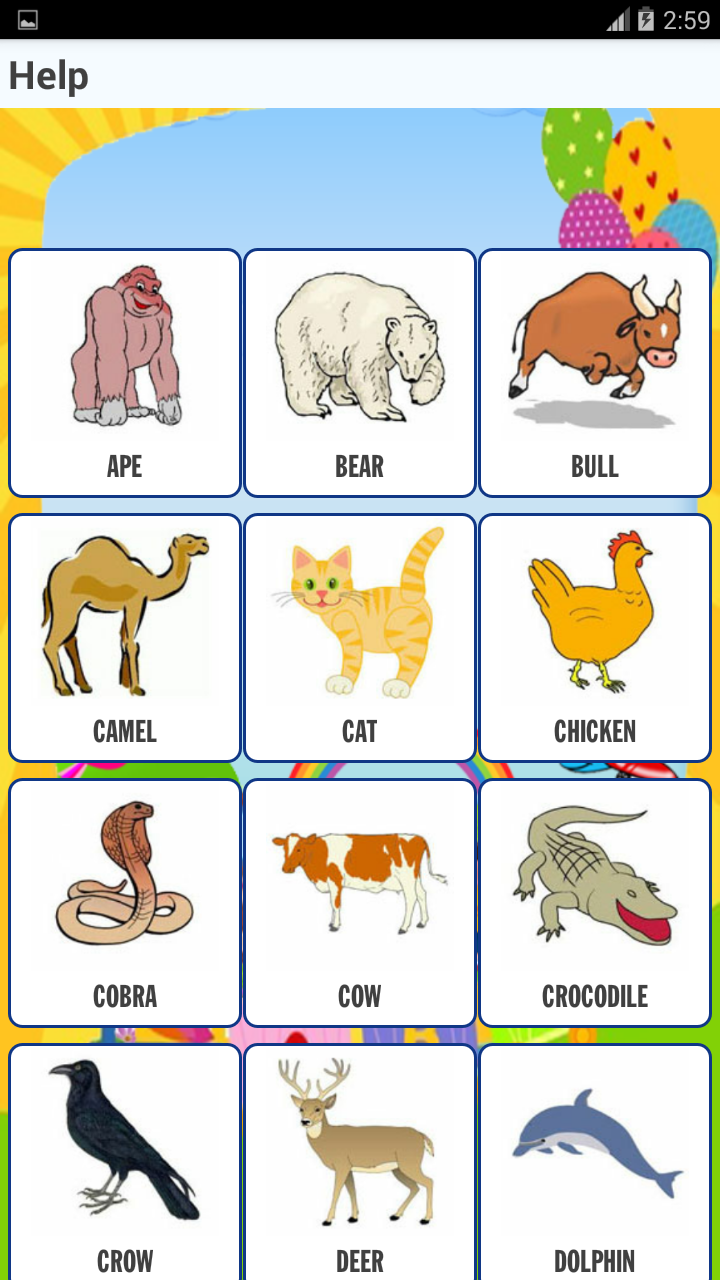 Animal Quiz App on Amazon Appstore
