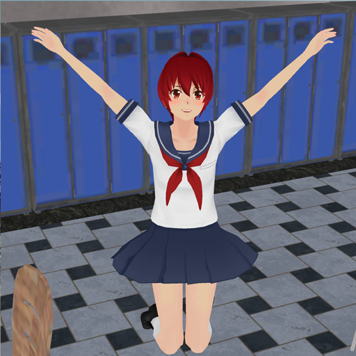 Chica de secundaria virtual de anime: Juego de historia de amor de vida de chica 2025