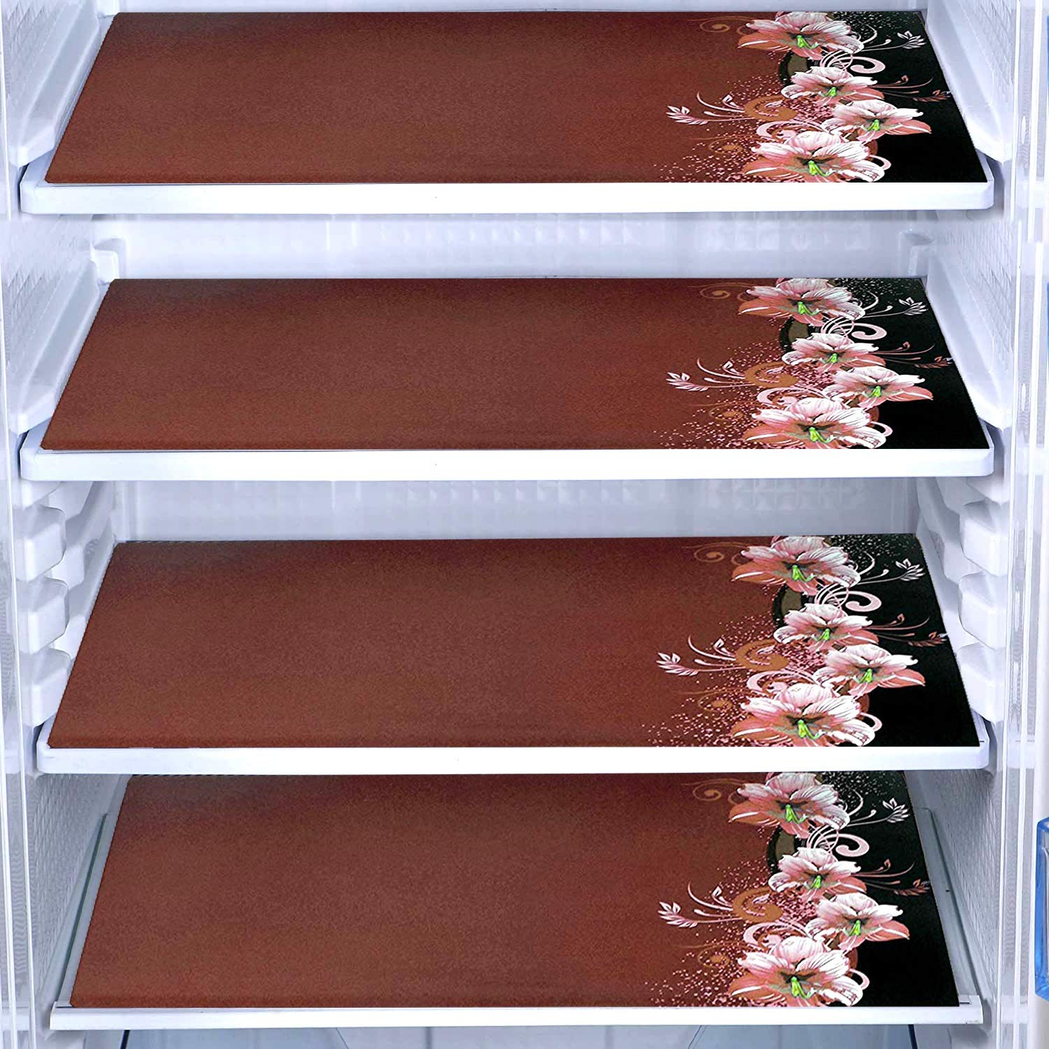Refrigerator Drawer Mats - Set of 6 -5 Refrigerator Drawer Mats - Set of 6 -5