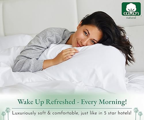 Miniatura 2 de California Design Den Juego de sábanas de lujo de 4 piezas, 100% algodón, sábanas bajeras y encimeras de bolsillo profundo de 600 hilos, ropa de