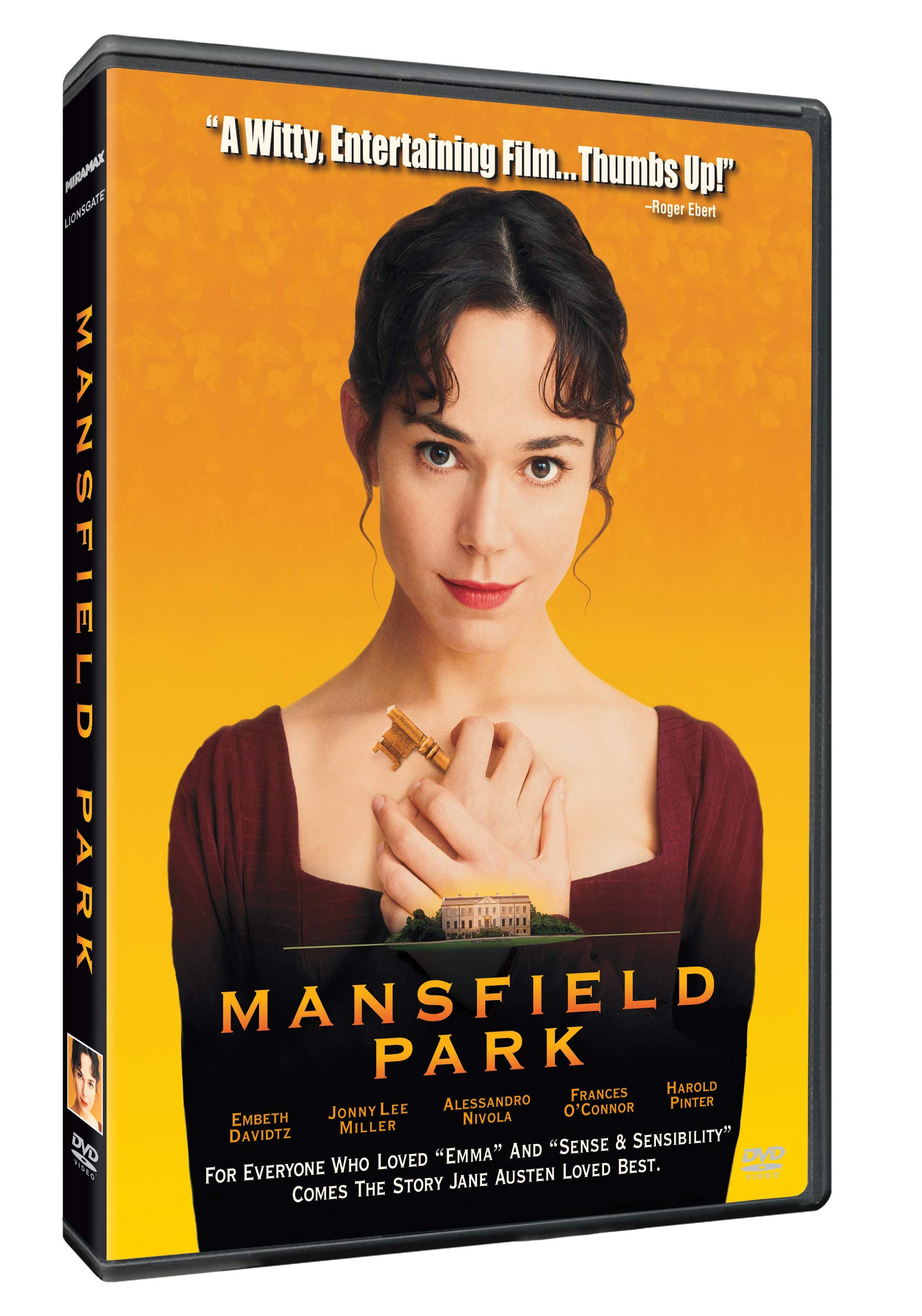 Mansfield Park película DVD para amantes de Jane Austen y dramas ingleses