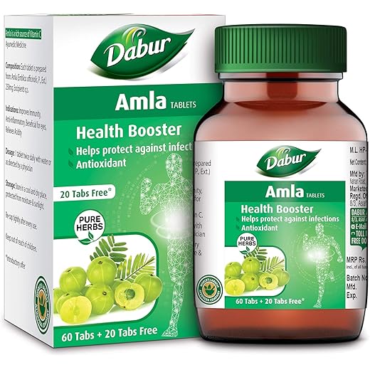 DABUR Amla Booster - Antioxidant Defense - 60 Tablets