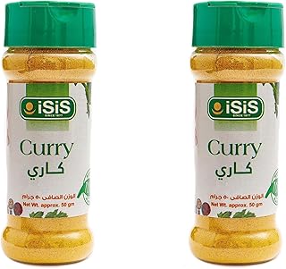 كاري مطحون من ايزيس، 50 جم بحجم اقتصادي (عبوة من قطعتين)