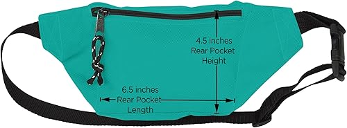 Miniatura 8 de Cangurera Dalix con 3 bolsillos, para viajes, bolsa para ocultar dinero, para aeropuerto