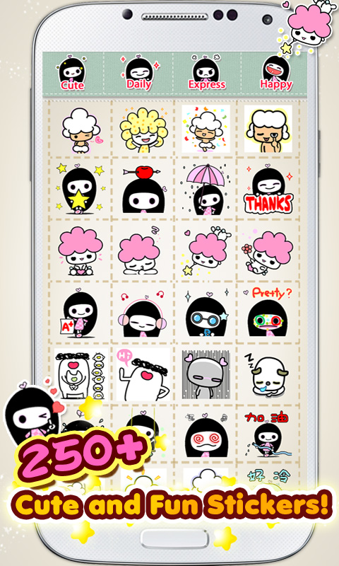 Unique Sticker Multi Chat My Chat Sticker 3 Free - App on Amazon Appstore