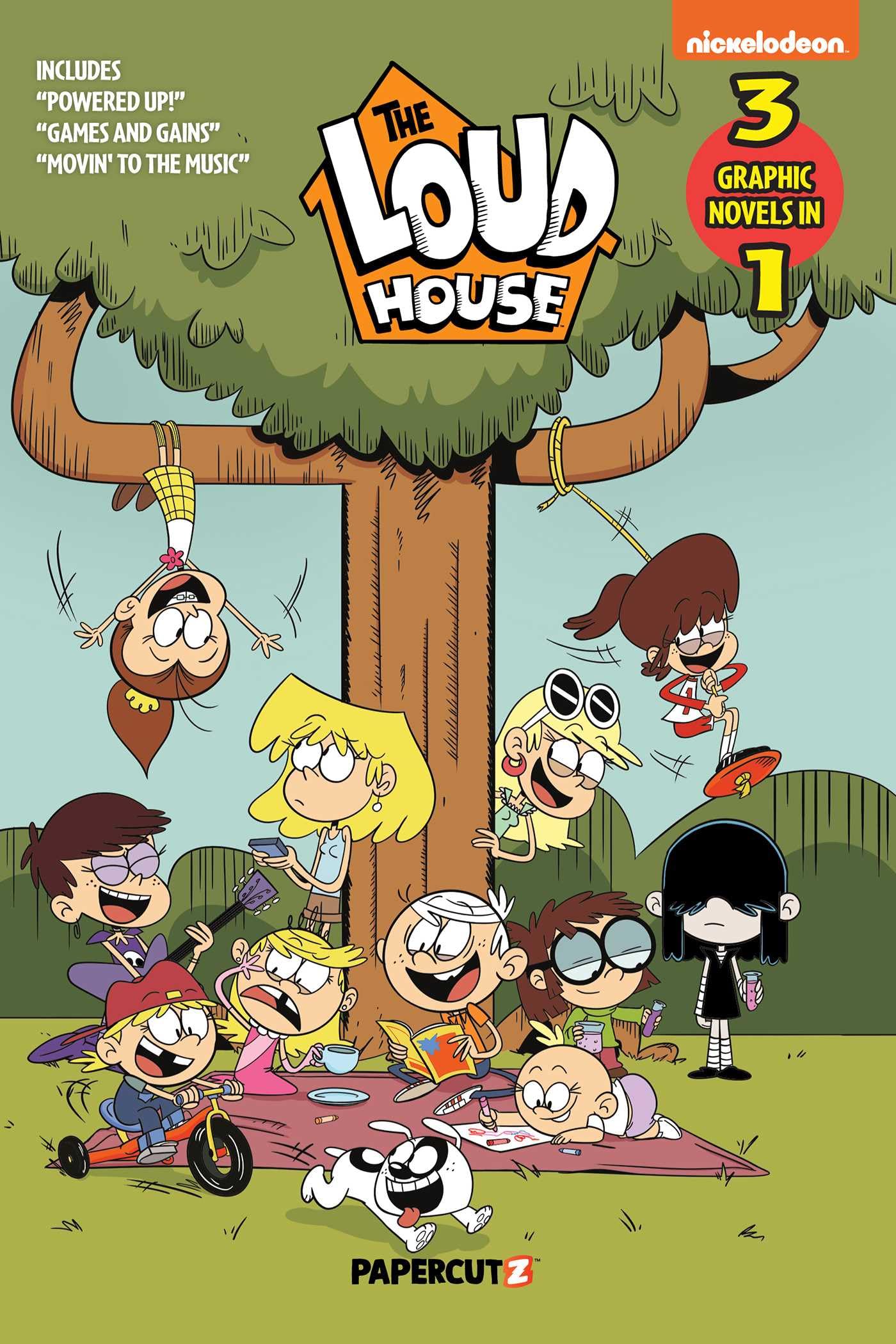 The Loud House 3-in-1 Vol. 8: Includes 'Powered Up!,' 'Games and Gains,' and 'Movin' to the Music'