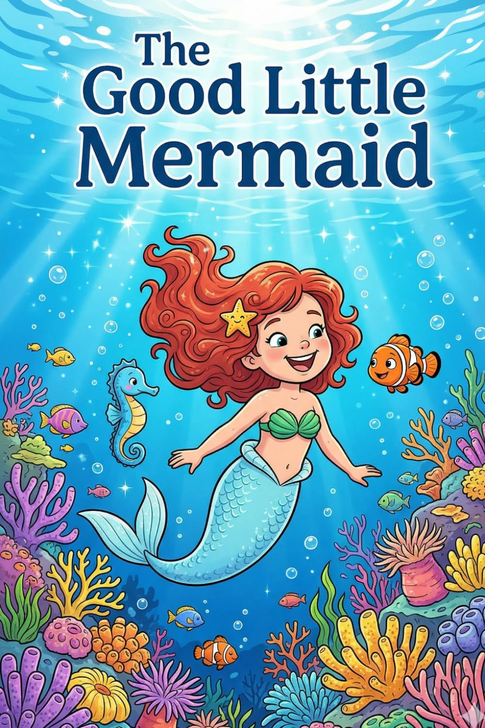 I am a Good little Mermaid: An Underwater Coloring Book Adventure for Kids (Children's Ocean Activity Book 1)