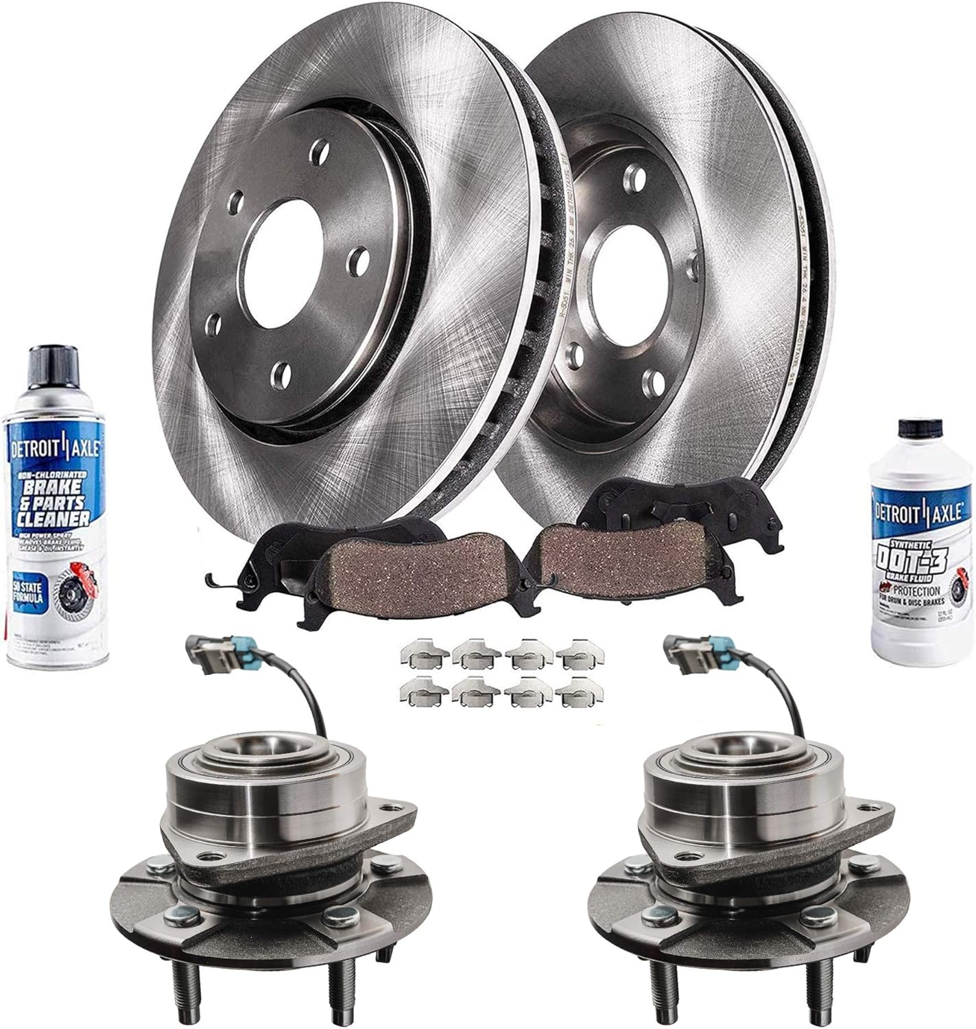 Detroit Axle Front Brake Kit for 20052006 Chevy Equinox