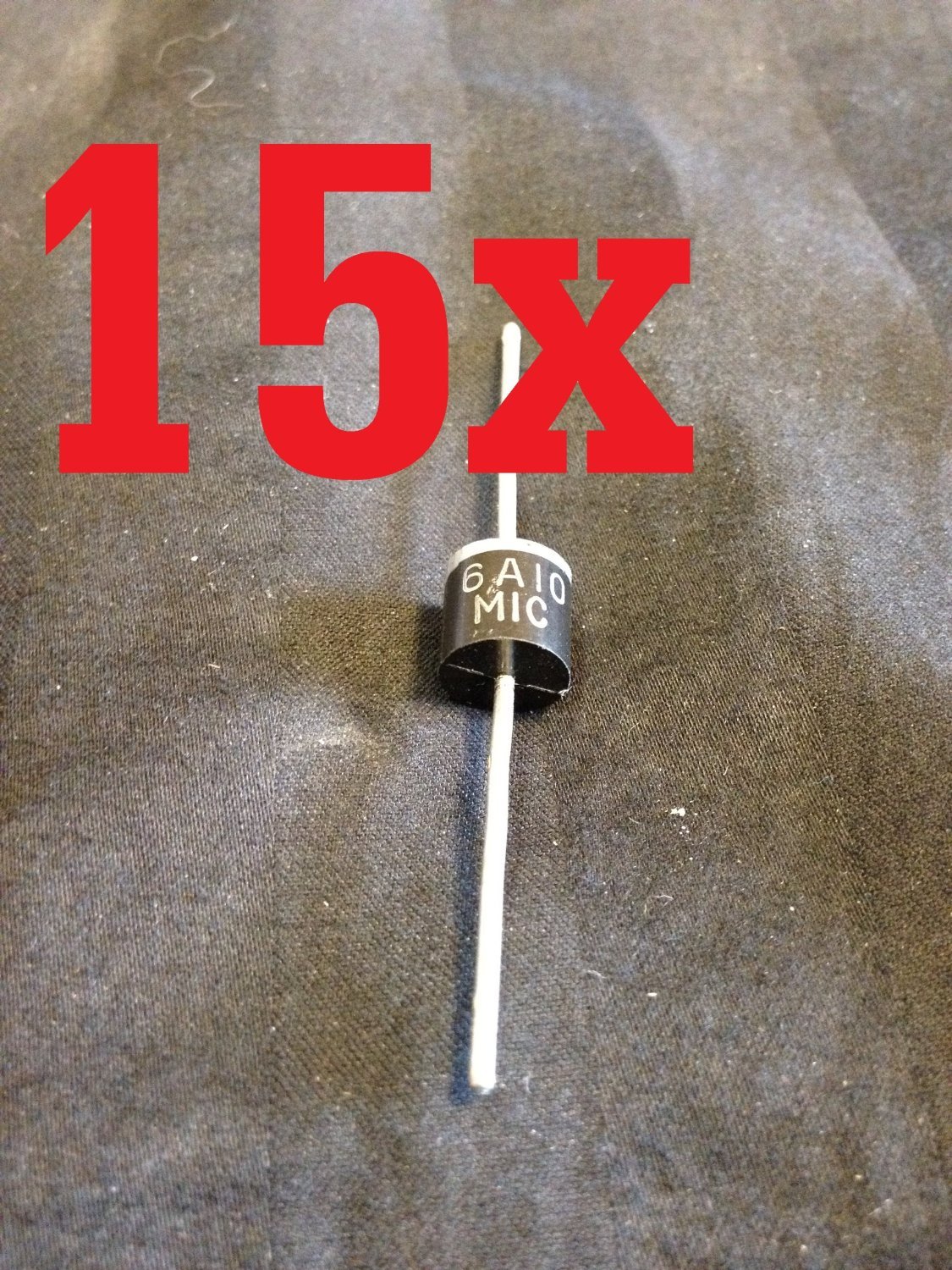 15x Diodes Solar Panel 6 Amp 6a10 6a 1000v 1kv Axial Rectifier Schottky Blocking