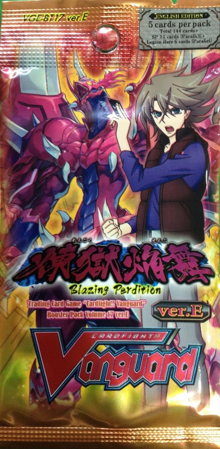 Amazon.com: Cardfight Vanguard Blazing Perdition Booster Pack by Yu-Gi-Oh!  : Toys & Games