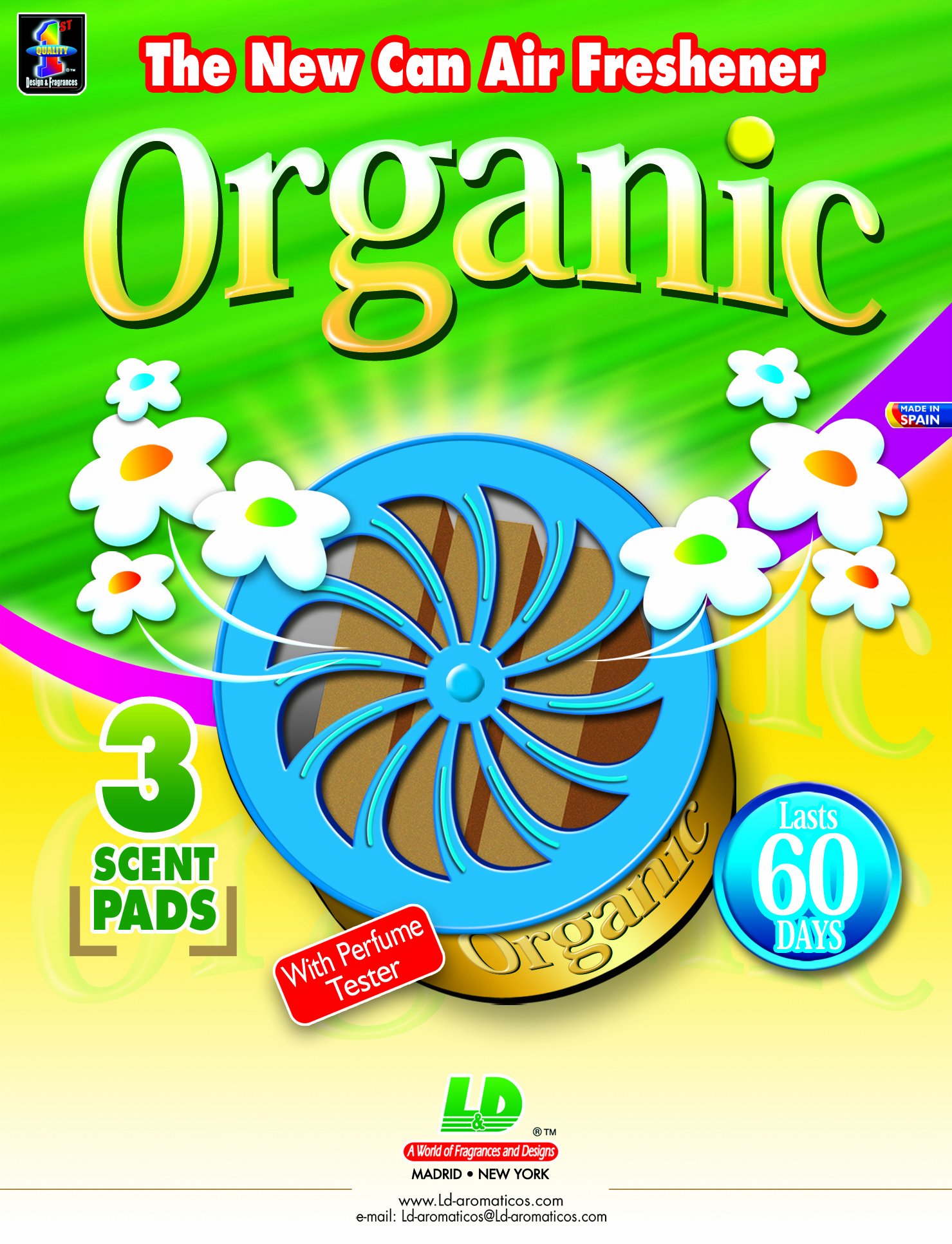 L&D Organic Scents Pad Duftdose 18-er Pack Cherry - Kirsche