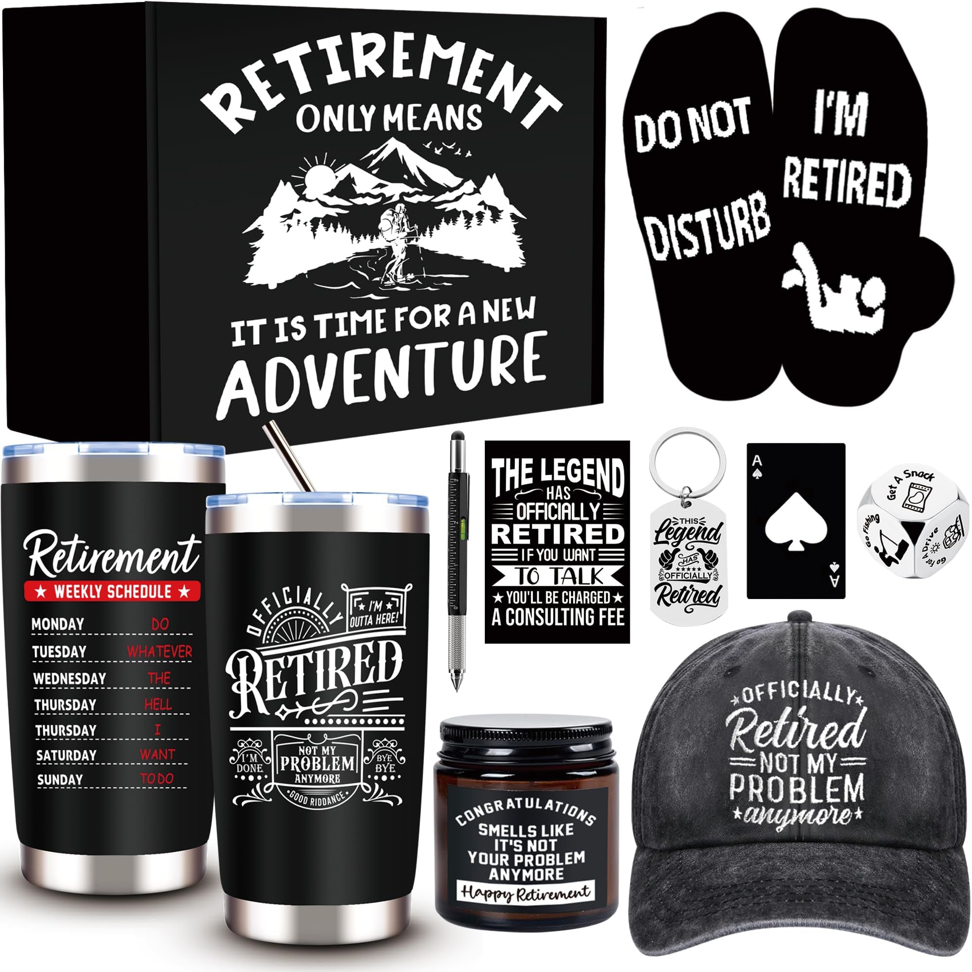 Retirement Gifts for Men 2025, Happy Retirement Gifts for