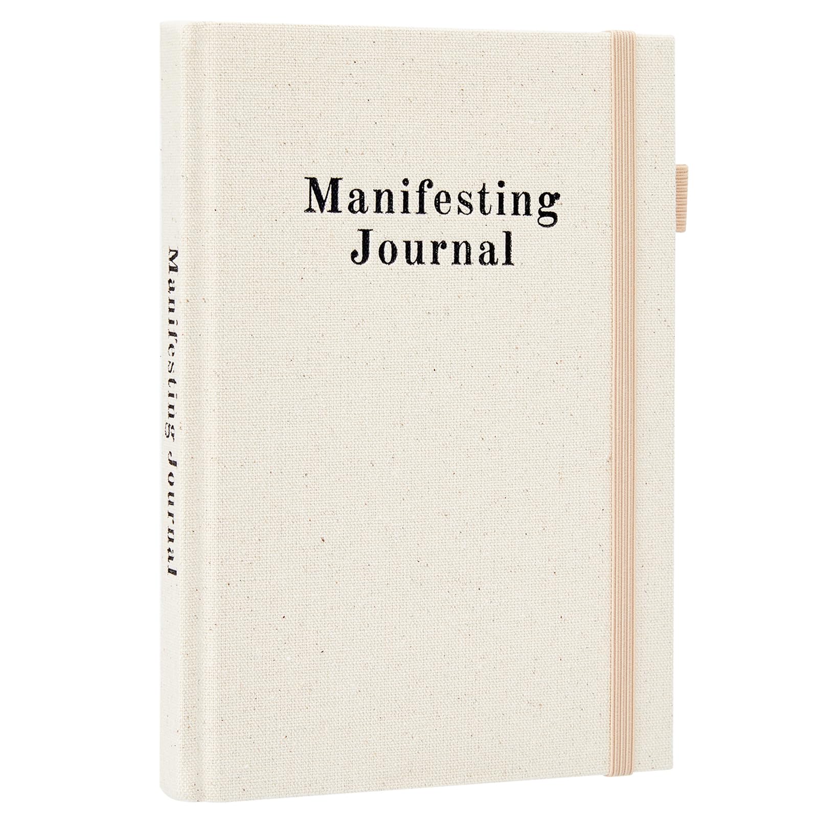Manifesting Journal for Women, Guided Journal to Manifest Your Dream Life, Daily Journal with Prompts, Gratitude and Productivity Journal for More Happiness, Growth, Mindfulness-Beige