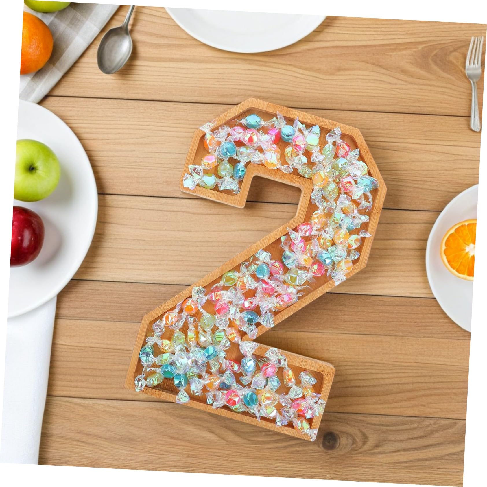 Cabilock Scatola per Salumi di Laurea Vassoio Riempibile in Legno Vassoi per Servire Cibo Vassoio di Frutta e Formaggio Piatto Forma per Antipasti Diviso Piatto per Dolciumi e Snack