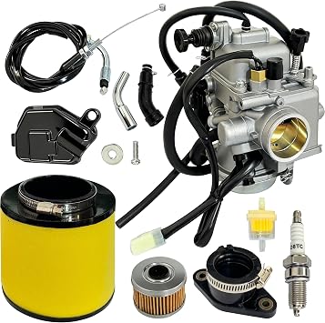 Carburetor Fit for Honda Foreman 400 TRX400FW 1997-2004,Fits TRX450 TRX450FM TRX450ES TRX450FE TRX450S ATV 2002-2004,Fits Rancher 350 TRX350TM TRX350TE TRX350ES TRX350FE Fourtrax 350 2000-2006