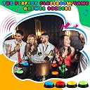 Honoson 4 Pcs Recordable Light up Buzzers for Trivia Games Answer Buzzers for Classroom Sound Buttons Family Game and Nights Back to School Supplies(Classic Color) gallery image