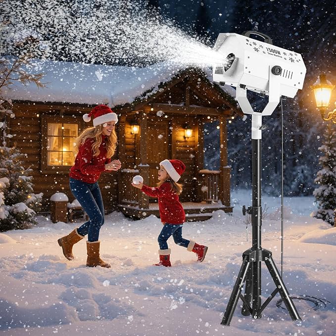 Máquina de nieve VEVOR 1500W con mando y soporte ajustable miniatura 2
