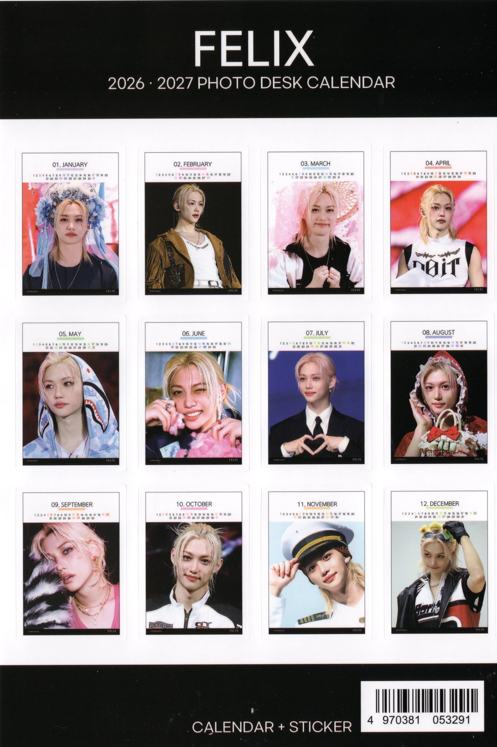 Amazon.co.jp: Felix フィリックス スキズ グッズ 卓上 カレンダー