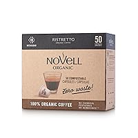 NOVELL - Capsule di caffè Ristretto Residuo 0 50 Unità | Capsule compatibili con Nespresso