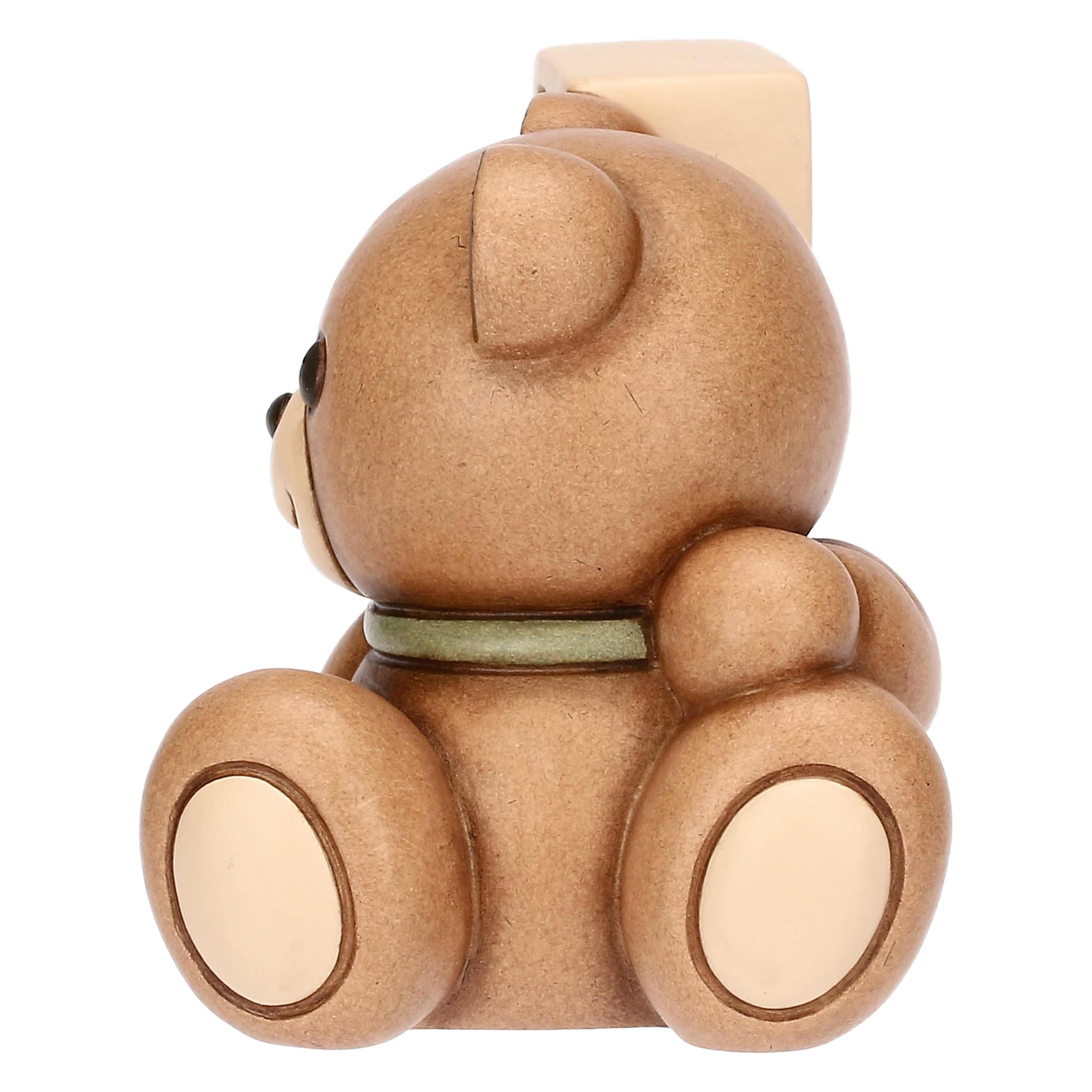 Teddy baby shower in ceramica - Ceramica - 6,6x5,6x6,3 cm - 5